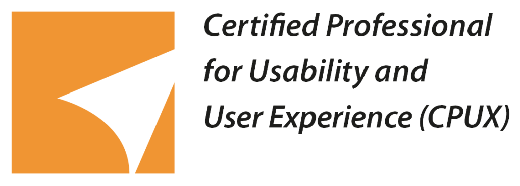 Certified Professional for Usability and User Experience (CPUX)
