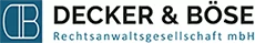 Decker & Böse Rechtsanwaltsgesellschaft Logo